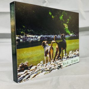 WOOD PHOTO BLOCK 8x10"